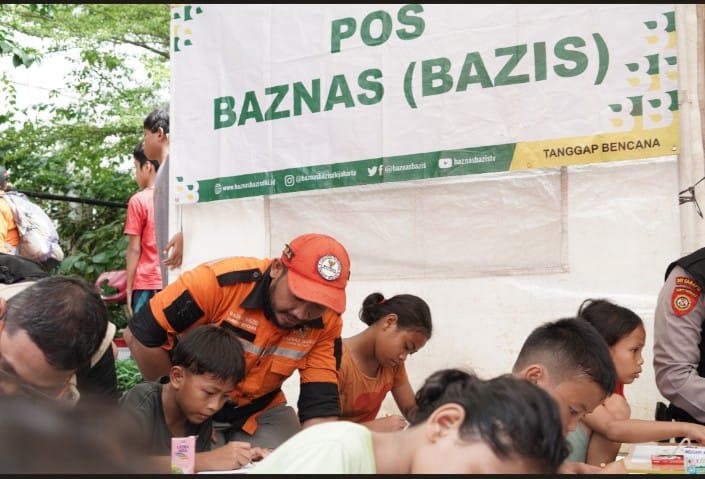 Respon BAZNAS (BAZIS) Tanggap Bencana Terhadap Bencana Kebakaran Depo Pertamina Plumpang Jakarta Utara